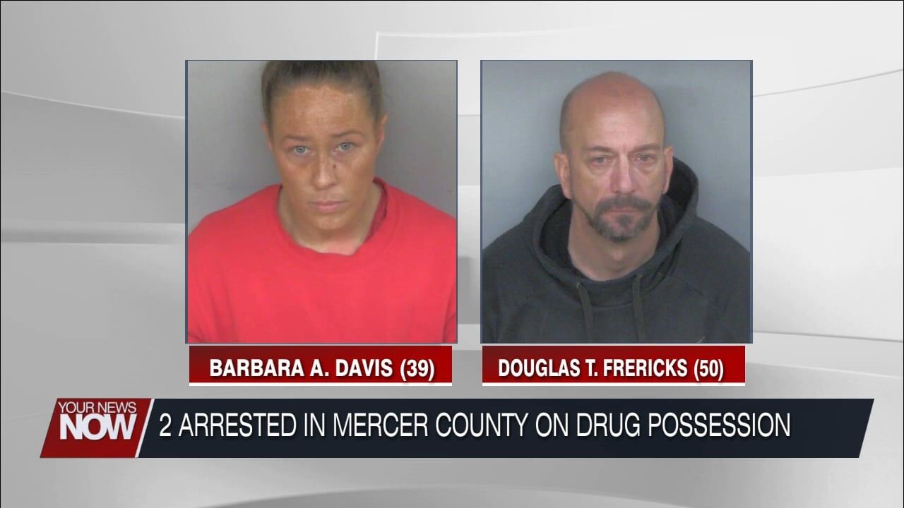 Mercer County Sheriff's Office arrests two in Rockford on drug-related charges